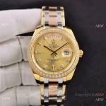 Rolex Day Date Special Edition Watch 36mm Gold Diamond Dial